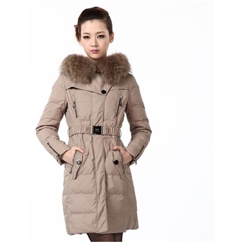 波司登旗下 2011新款 冰洁羽绒服 女式经典时尚中长款 BG11190茶色175/96A(XL) 【图片 价格 品牌 报价】