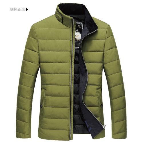 波士鲨男装2016男士厚款冬羽绒服短款立领保暖韩版修身男6727